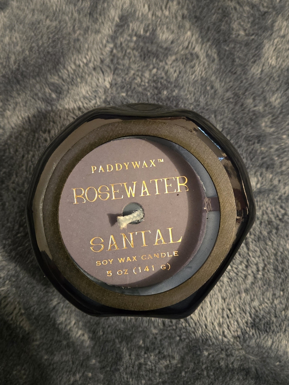 Paddywax Rosewater Santal Soy Candle — Brown